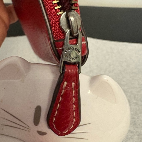 Coach Red Minnie Wristlet - Picture 6 of 11